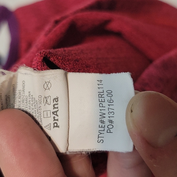 Prana pink patterned tank top Women's small - Picture 7 of 7